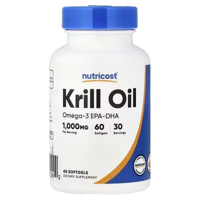 Nutricost Krill Oil 1000mg Softgels